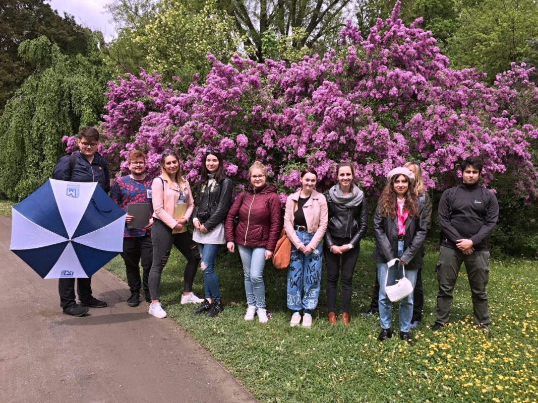 Studenti 3. CR Kroměříž - Podzámecká zahrada