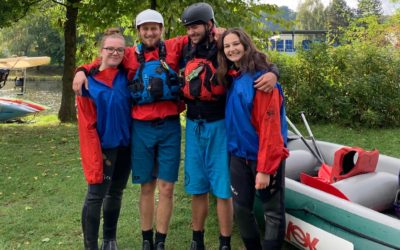 S němčinou na vodě. Jazykový teambuilding s německými přáteli