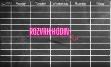 rozvrh hodin