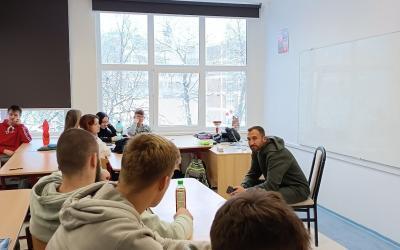 Beseda s Petrem Jiráčkem. Reprezentant se podělil o zkušenosti
