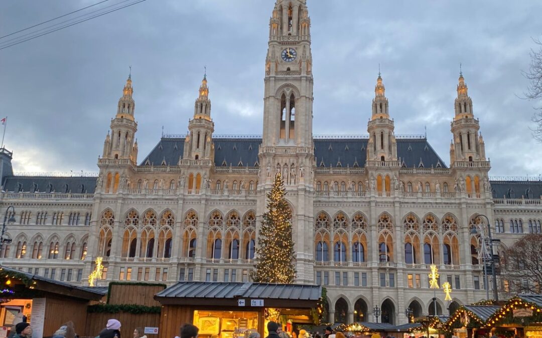 Vídeň Radnice vánoční trhy
