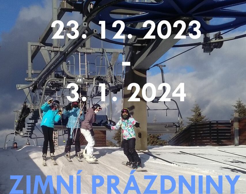 Vánoční prázdniny. Zahájení výuky v roku 2024