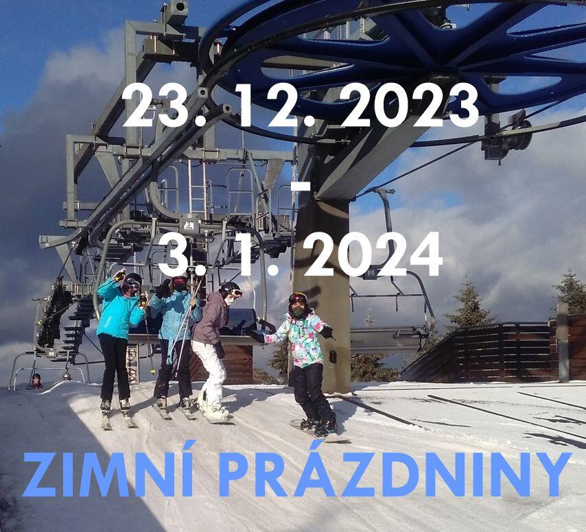 Vánoční prázdniny. Zahájení výuky v roku 2024