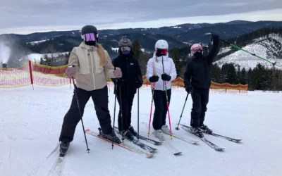 Budoucí instruktorky lyžování: intenzivní kurz ve Velkých Karlovicích