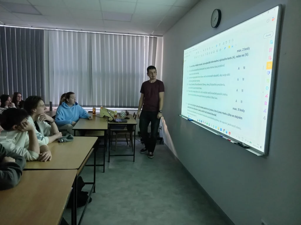 Běžící češtinář - prezentace