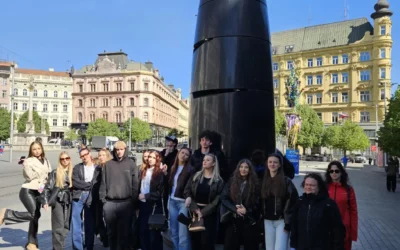 Studentky provedly Brnem: komentovaná prohlídka ukázala praxi v akci